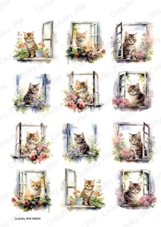 Rýžový a Soft  papír  A4 pro decoupage- R0094